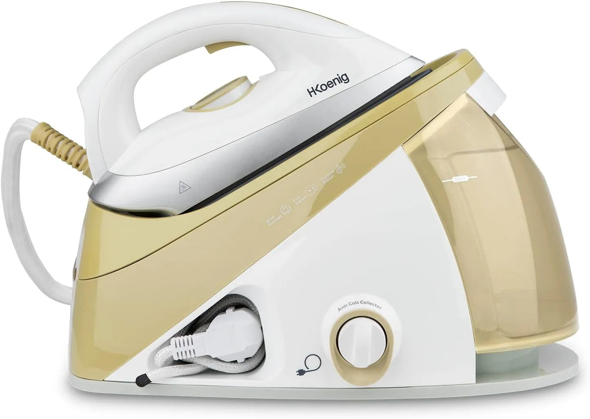 V28 piastra, ferro da stiro elettrico, 1,1 L, 2400 W, 6 bar, 150 g, vapore