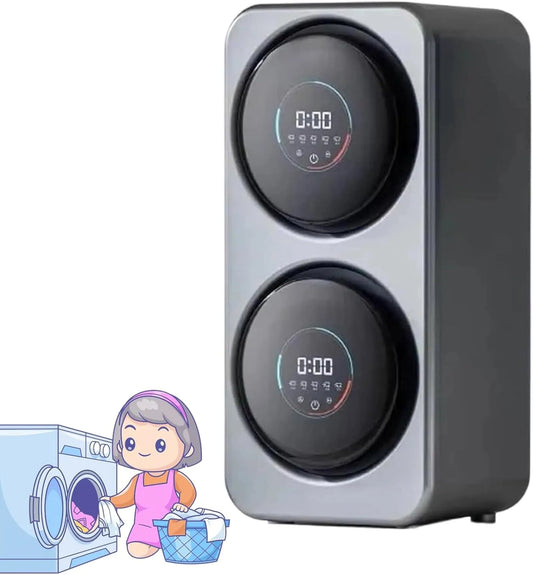 Asciugatrice, 3.5 L, 160 W, Asciugatrice S5Desktopmodel-Gray, portatile, timer, acciaio inox, grigio, Fino 65℃