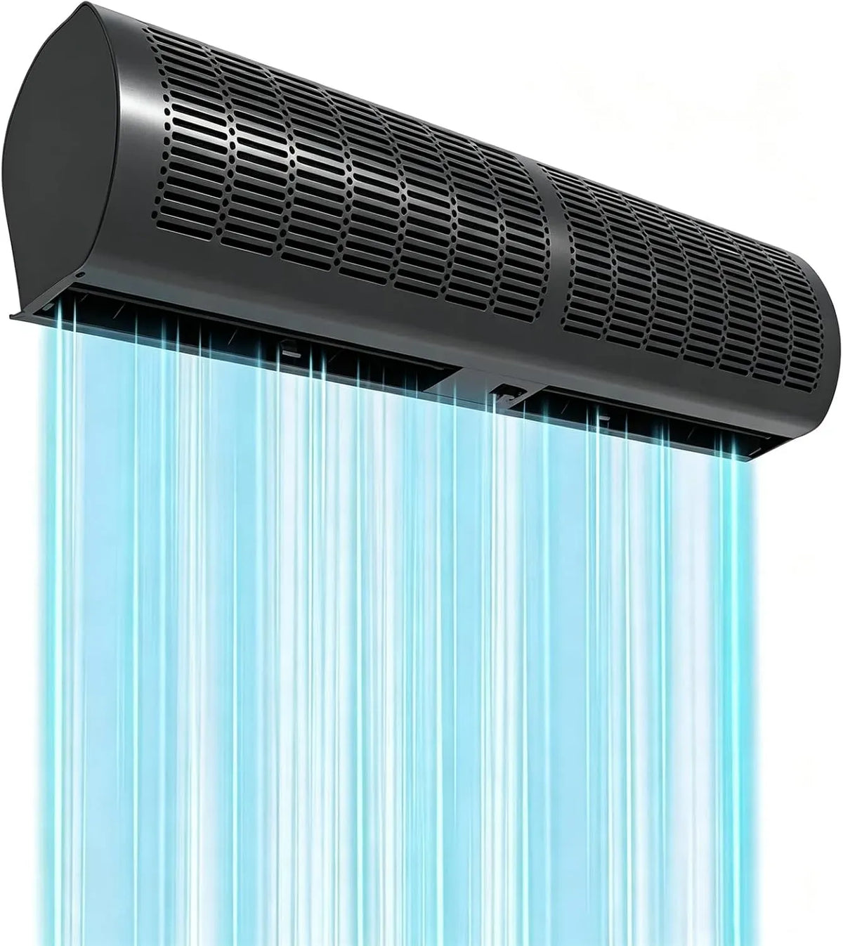 Ventilatore 100cm/39.31In-Black, nero, ventola per circolazione dell'aria, Ventilatore a Barriera d'Aria per Porte