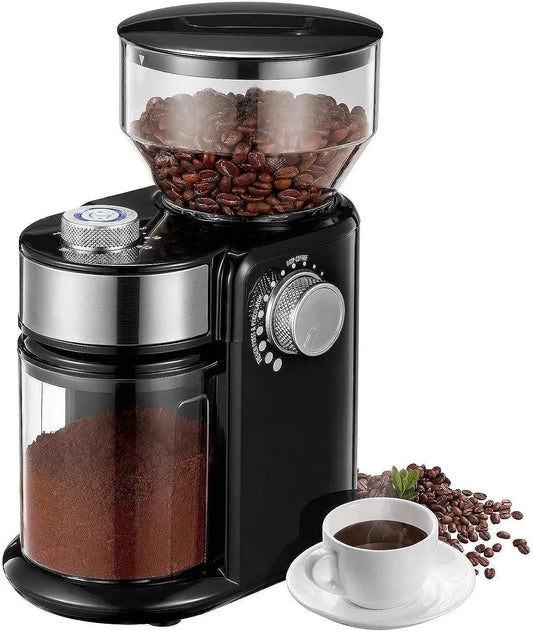 Macchina per macinare, macinino per chicchi di caffè, macchina da caffè elettrica, 14 tazze, per macinare i chicchi di caffè
