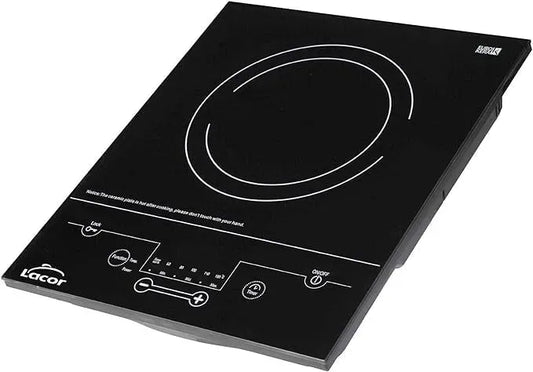 Piano cottura in vetroceramica, 2000 W, nero, 6 livelli di potenza