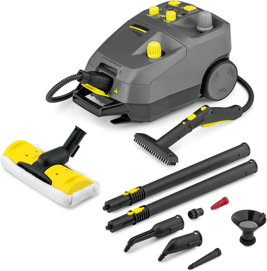 Kärcher SG 4 Pulitore a vapore, 2,4 L, ampio serbatoio, uso su pavimenti, cucina, auto, finestre e divano, pressione vapore: bar, tubo vapore