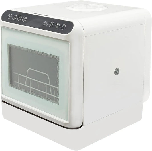 Lavastoviglie, 6 L, 1100 W, ampio serbatoio, macchina lavapiatti, lavastoviglie con serbatoio dell'acqua da 6 l