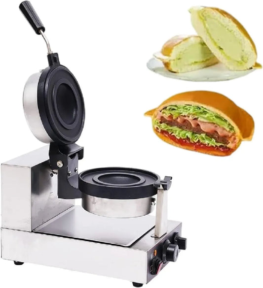 Macchina per hamburger, macchina per waffle, piastra, pressa, piastra per panini e sandwich, piastra elettrica per waffle, rivestimento antiaderente