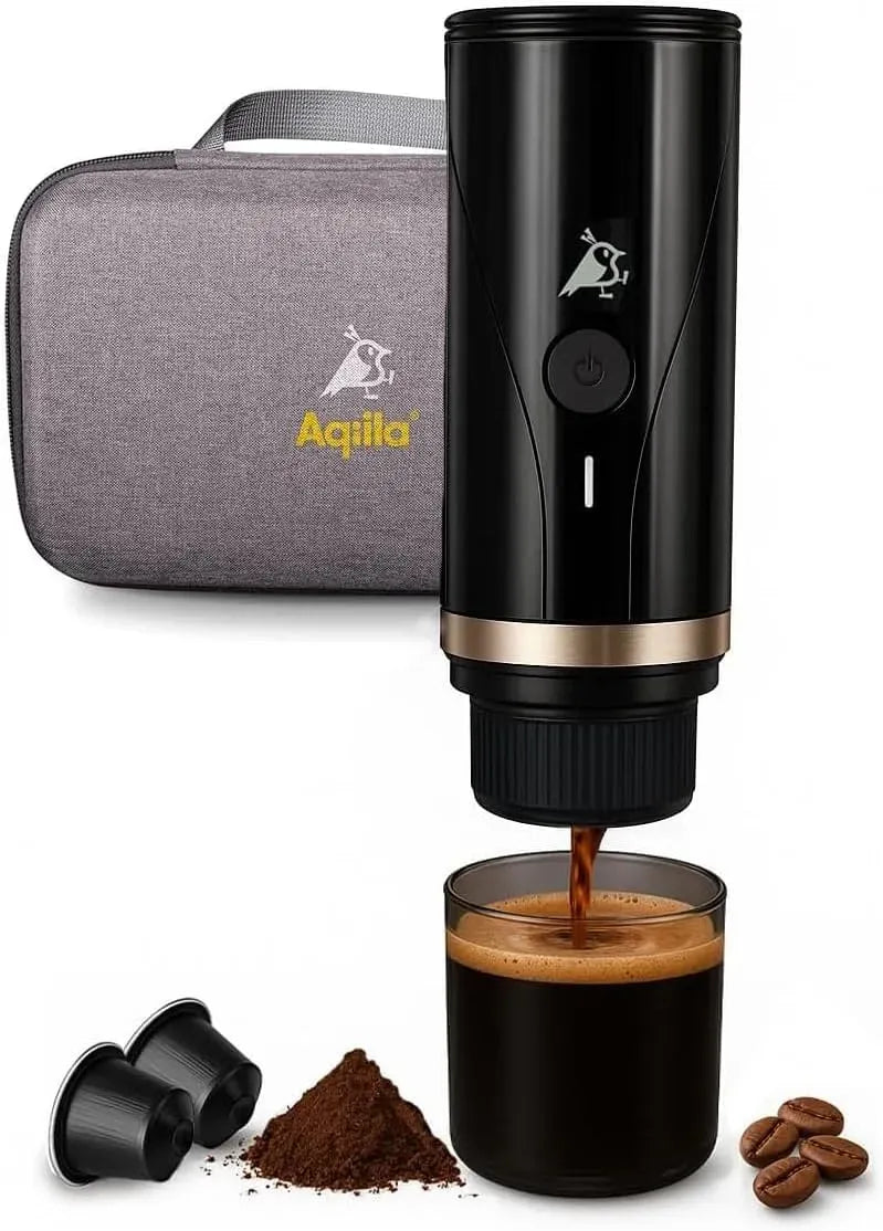 Macchina da caffè C 7500, portatile, USB, Ma hina da affè Espresso Portatile 20 Bar, Ris aldamento Automati o in 4 Minuti, Batteria USB‑ mAh