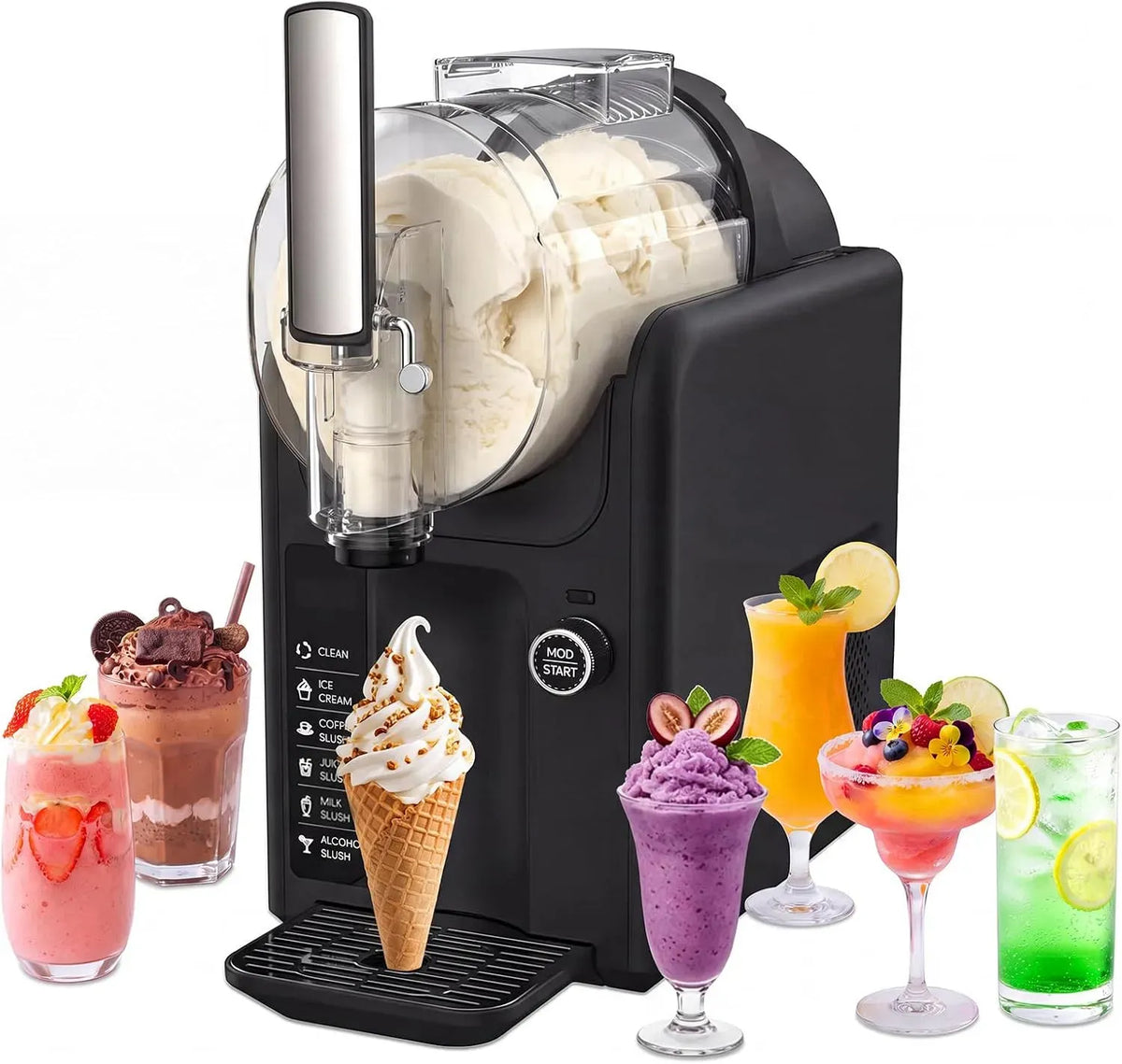 Macchina per Granite, 2 L, per Granite Macchina Granita per Casa Slushie Machine 2L
