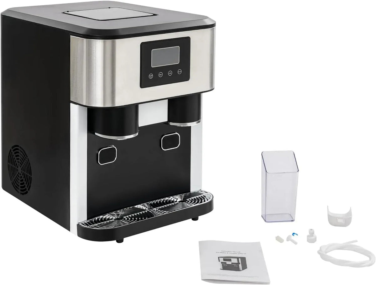Macchina per il ghiaccio, Tavolo, macchina per gelato e sorbetto, macchina da caffè elettrica, portatile, display LCD