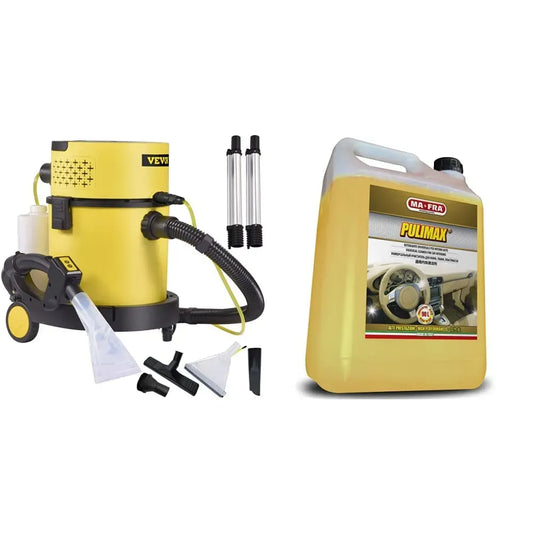 VEVOR Aspirapolvere, 1200 W, portatile, Pulisce e Rinnova Le Superfici