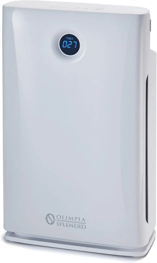 Purificatore d'aria, bianco, HEPA, depuratore d'aria, Olimpia Splendid 99350 Aura Di Purificatore D'aria con Luce UV