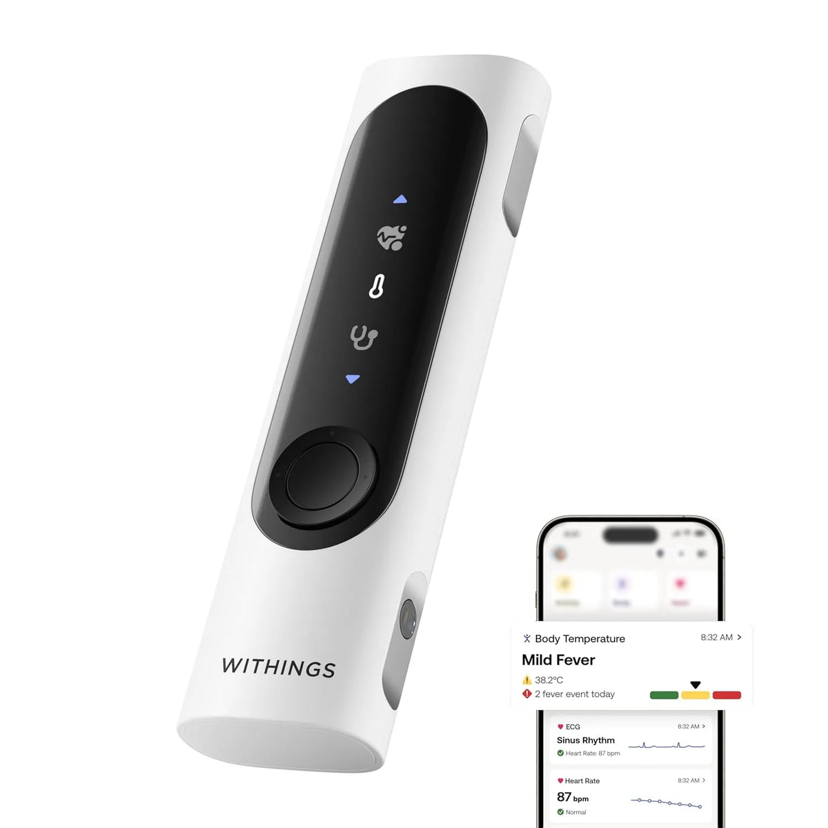 Monitor, WITHINGS 4-in-1, schermo per PC, Termometro, Termometro Digitale Intelligente Senza Contatto
