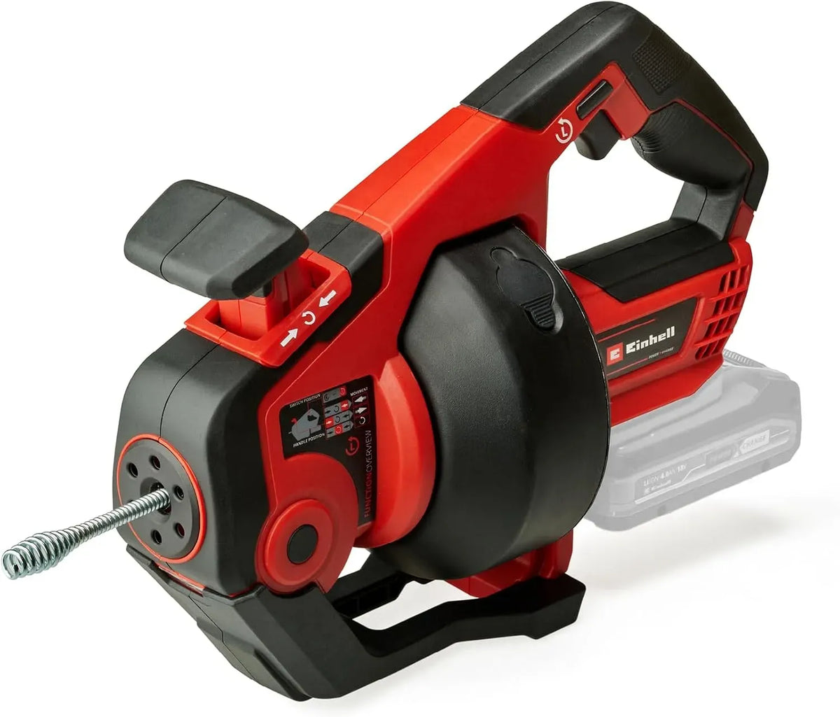 Einhell DA 18 caricatore, batteria, 18 V, 7,6 m, 55 mm, per tubi a batteria TE-DA 18/760 Li-Solo Power X-Change