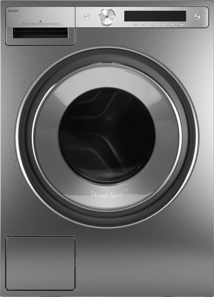 Lavatrice, 9 kg, Asko W6098X.S/3, acciaio inox
