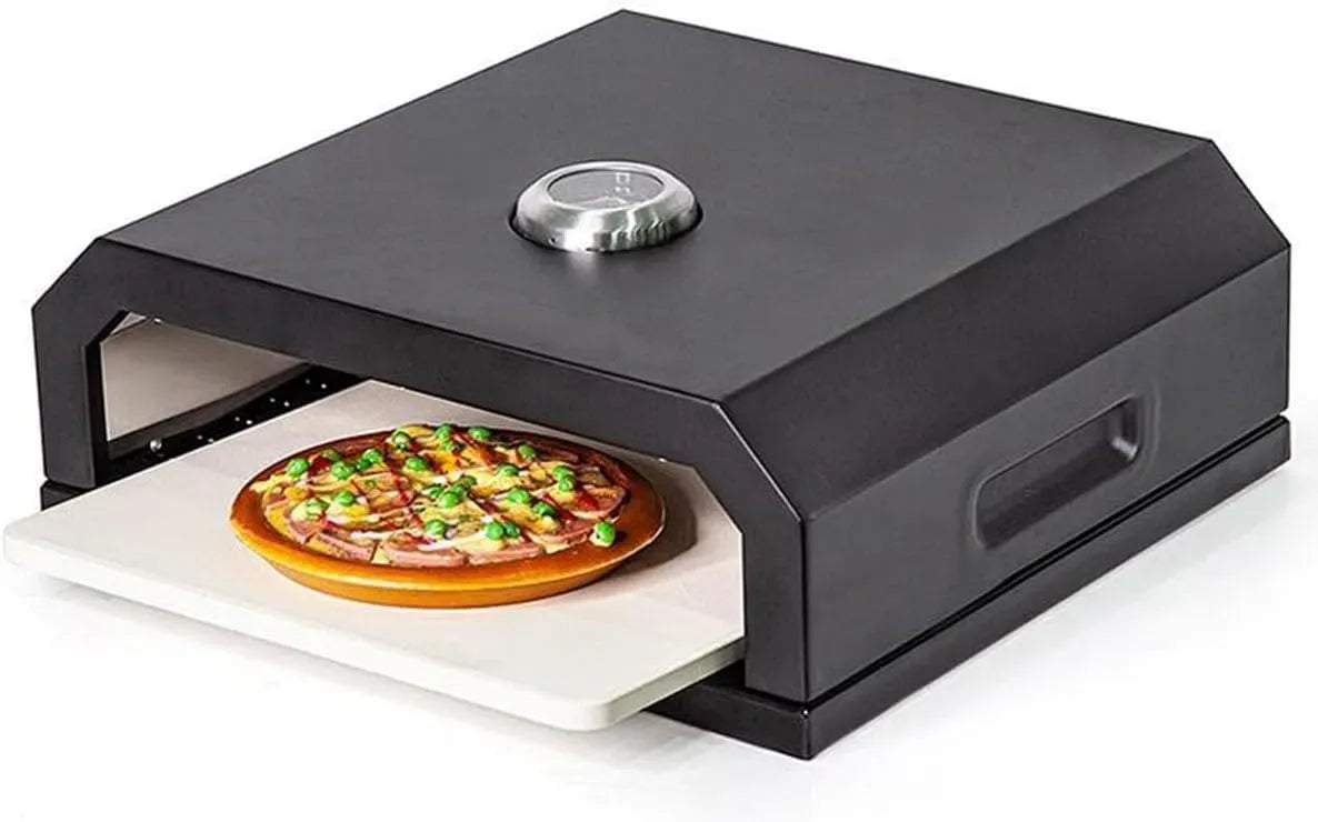 Forno elettrico per pizza, 30,5 cm, portatile, per barbecue all'aperto
