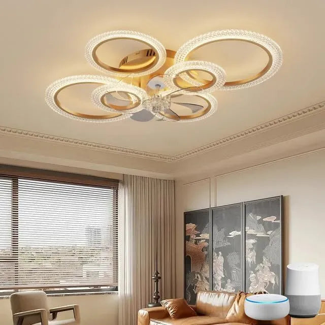Ventilatore CRI 80, decorazione del soggiorno, 6 Velocità per Camera da Letto Soggiorno