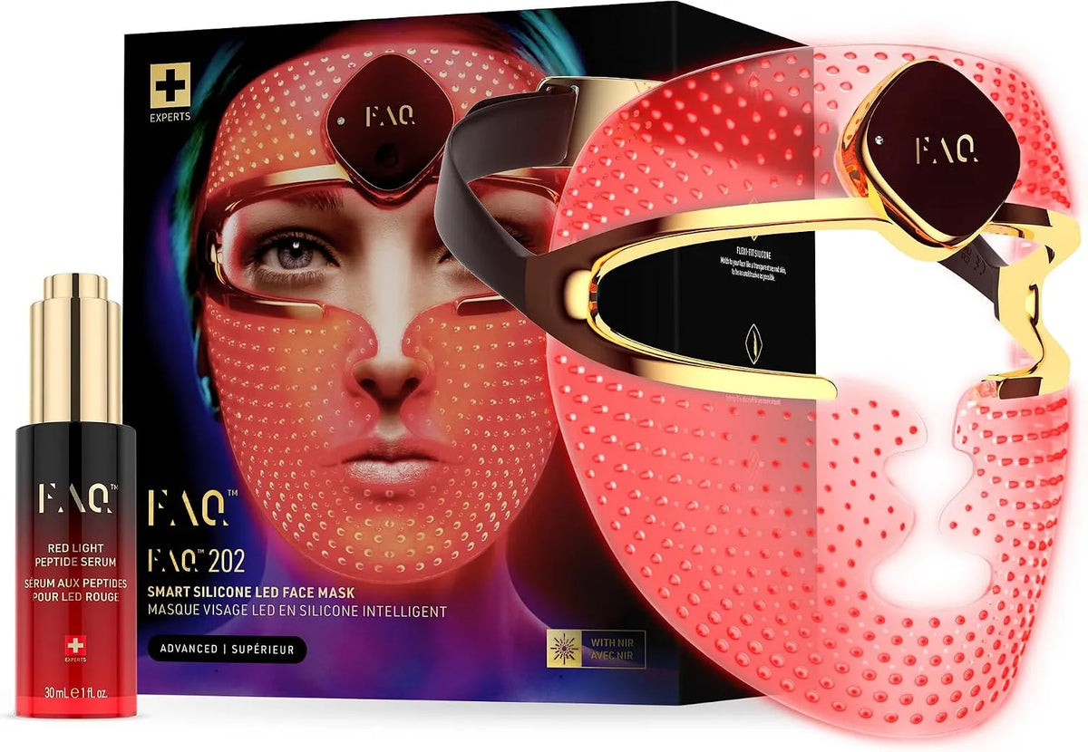 FAQ 202 202 Maschera Viso + Red Light Peptide 30 Ml Set