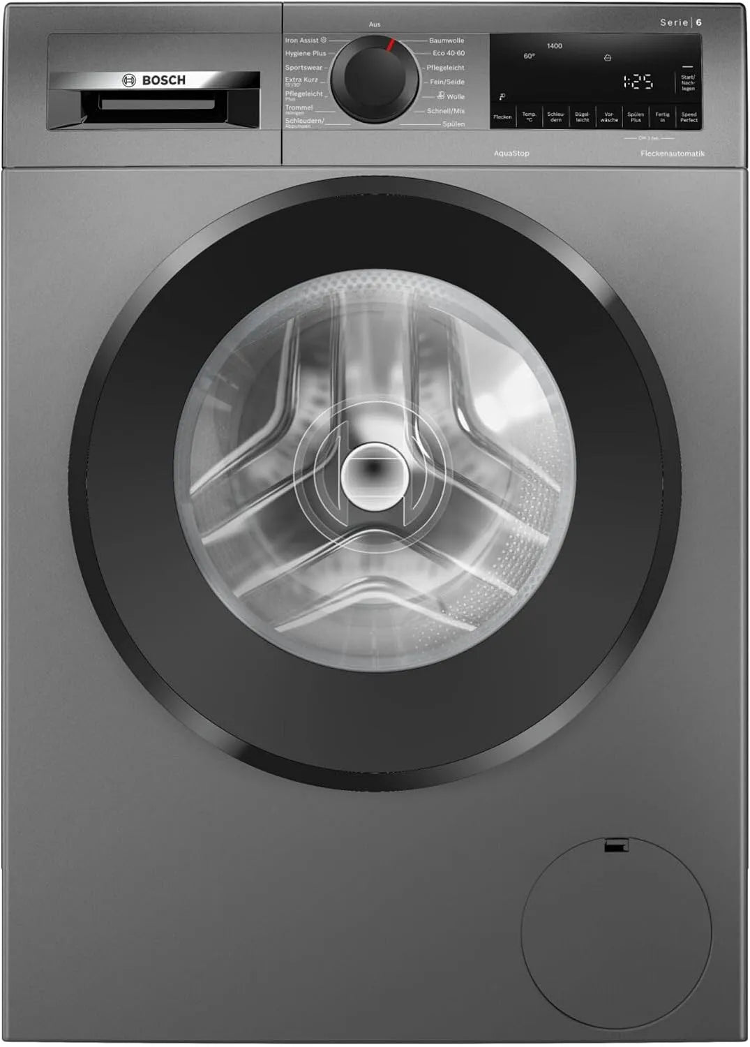 Bosch serie 6 WGG244ZR10 Lavatrice, 9 kg, 1400 giri/min, rimuove 1 tipi di macchie, SpeedPerfect