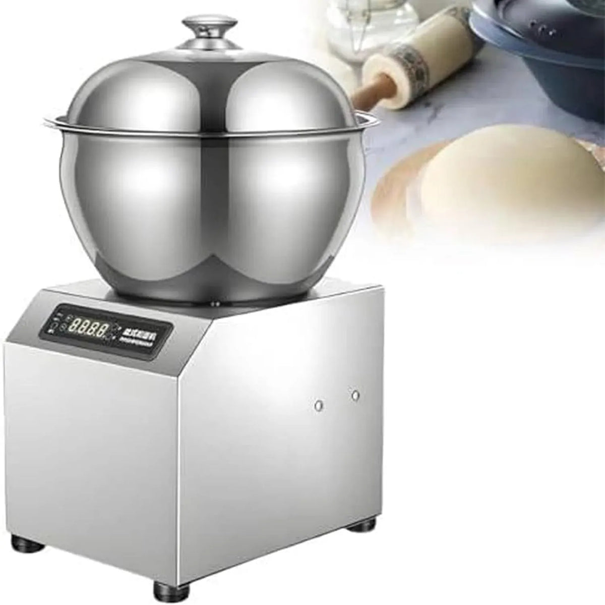 macchina per impastare, 5 kg, touch, timer, professionale, per impastare farina per impieghi gravosi con comandi to