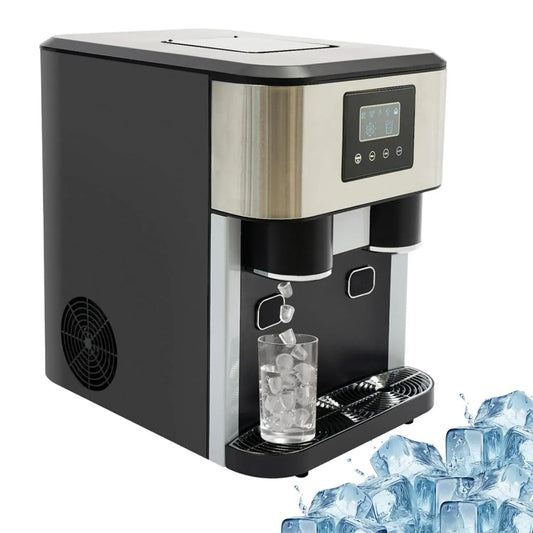 kg/24 Macchina per cubetti, 1,8 L, 15 kg, display LCD, professionale, per cubetti di ghiaccio professionale da 1