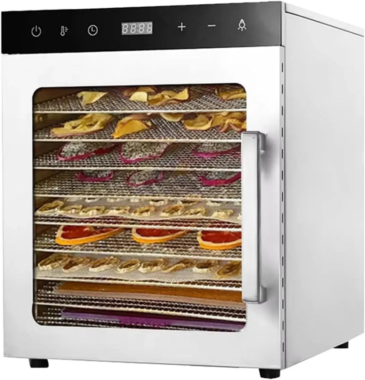 Asciugatrice, 30 a 90 °C, timer, professionale, acciaio inox