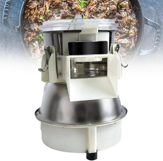 Ideale per Petto di Pollo Cotto e Carne magra, per Tritacarne Elettrico Professionale in Acciaio Inox per Petto di Pollo, dotato di capacità di