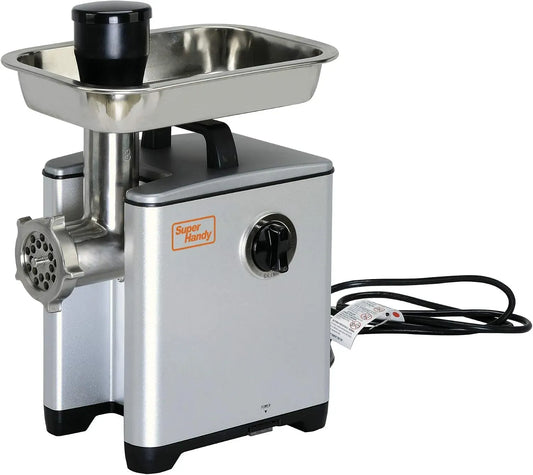 HP SuperHandy Tritacarne Salsiccia Stuffer Elettrico 8 1/2 240 LBS all'ora 370 Watt PRO Servizio Corpo in Alluminio Servizio Commerciale Posate in