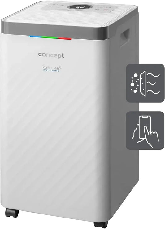 Concept OV2012 Purificatore d'aria, 210 W, 45 dB, timer, timer 4 modalità di funzionamento tramite app 45 dB, sistema di filtraggio a 4 livelli