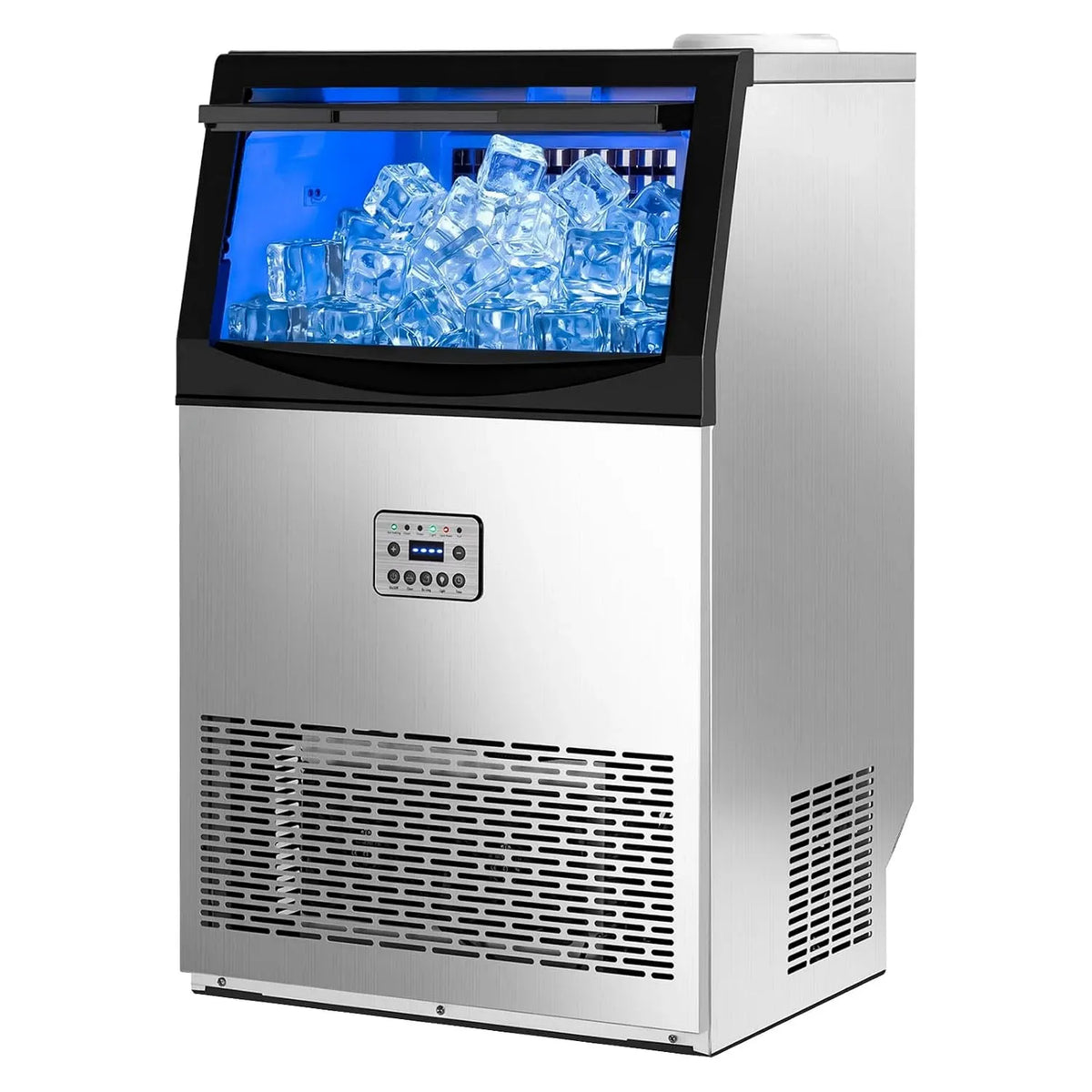kg/24 Macchina per il ghiaccio, macchina da caffè elettrica, 50 kg, 23 kg, professionale, acciaio inox, per il ghiaccio commerciale 50 kg/24 h