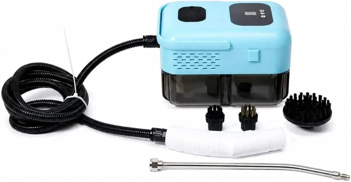 macchina per la, Pulitore, 1200 ml, vapore, 2 zone di temperatura, blu, per scopa a vapore