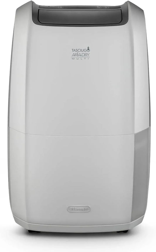 De'Longhi 25L/Giorno DDSX225 Deumidificatore, portatile, timer, bianco
