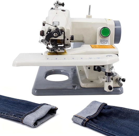 macchina da cucire, macchina per cucito elettrica, 8 mm, portatile, professionale, per orlatura a punto cieco