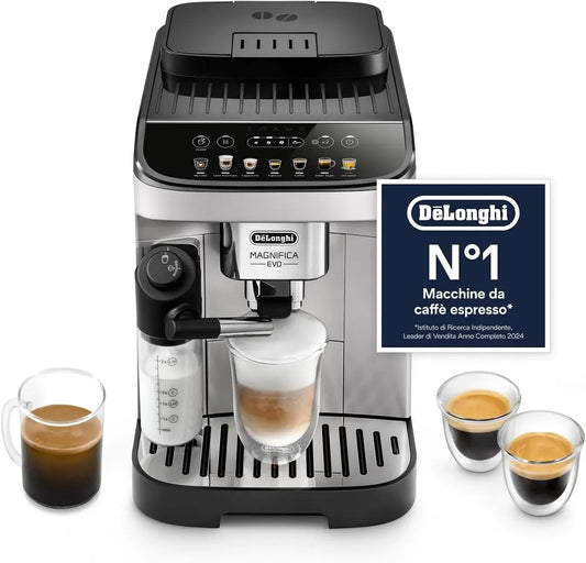 De'Longhi ECAM292.81.SB Macchina da caffè, 7 tasti di scelta diretta per cappuccino, 2 tazze