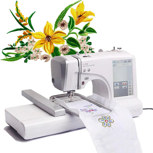 X 9 Macchina da Ricamo, Macchina da Cucire, macchina per cucito elettrica, ricamatrice elettrica, USB