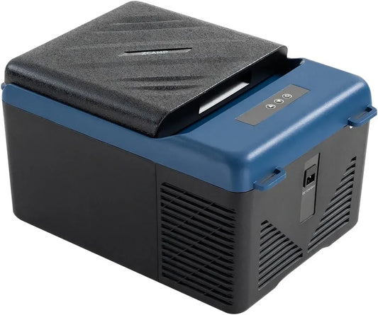 Frigorifero portatile KI9 12/24V, 9 L, -20 a 20 °C, 24 V, esterno, vano congelatore, auto, mini frigo portatile
