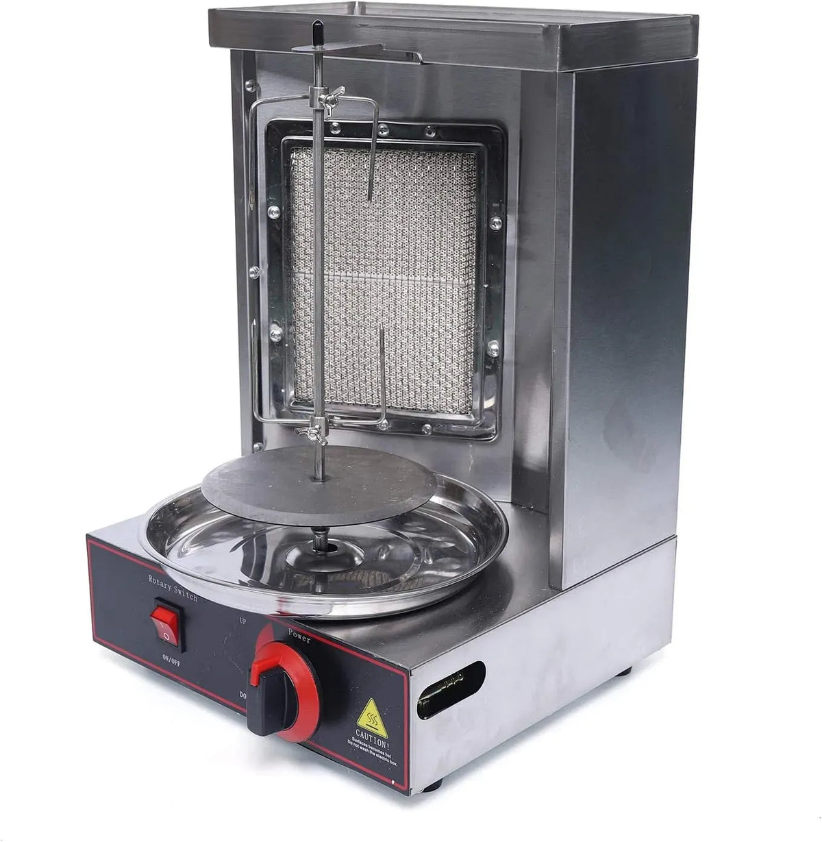 Barbecue, tavolo, barbecue alimentato a gas, 2000 W, 2 zone di temperatura, per campeggio