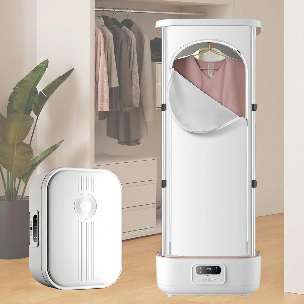 Asciugatrice, 900 W, portatile, vapore, Rimozione delle Pieghe Tramite Vapore