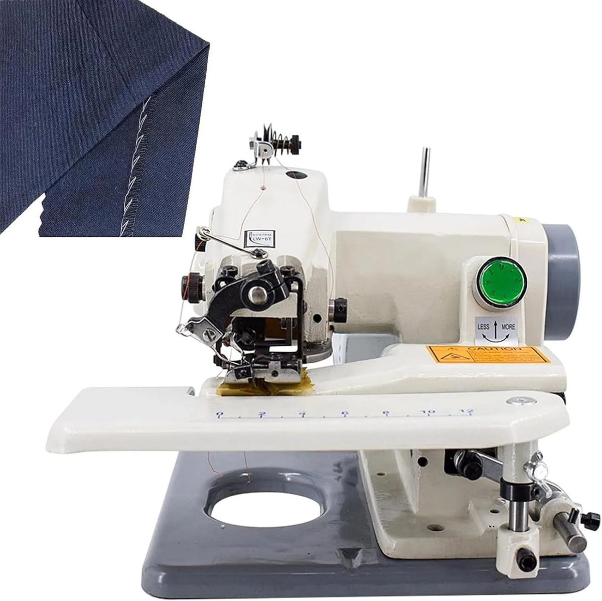 Macchina da Cucire, Tavolo, macchina per cucito elettrica, 8 mm, 7 mm, portatile, per Punto Invisibile da Tavolo con 12 Aghi