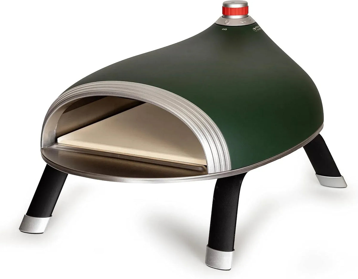 Forno elettrico per pizza, esterno, blu, forno da cucina, DeliVita Diavolo