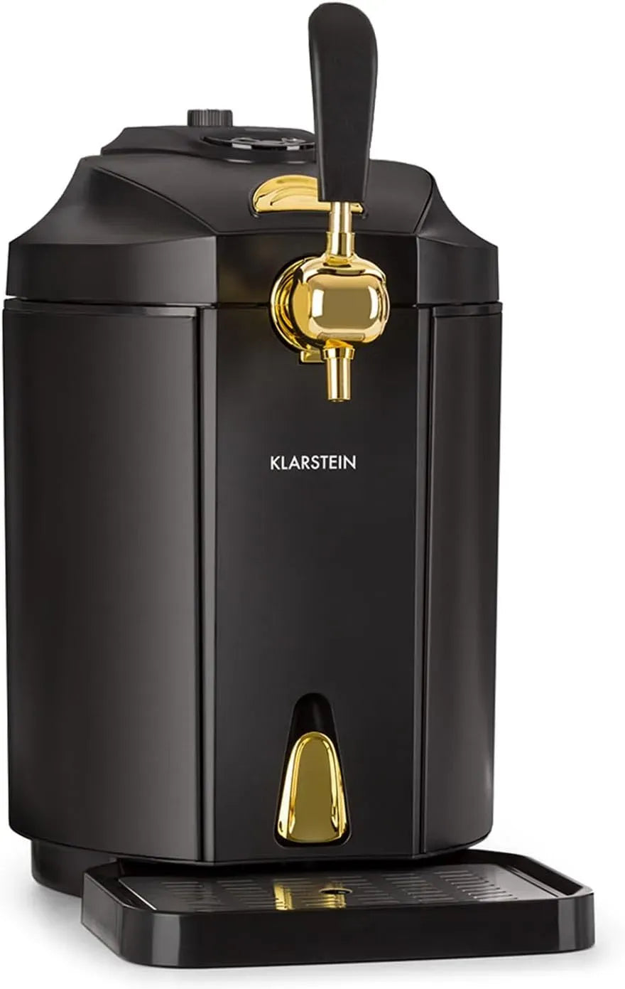 Klarstein Adattatore, 5 L, 2 a 12 °C, acciaio inox, nero, Casa 5 Litri