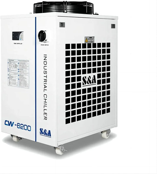 CW-6200AN CO2 mandrino CNC, semiconduttore, Refrigeratore d'acqua industriale CW-6200AN EU Stock Industrial Water Chiller per tubo laser in metallo