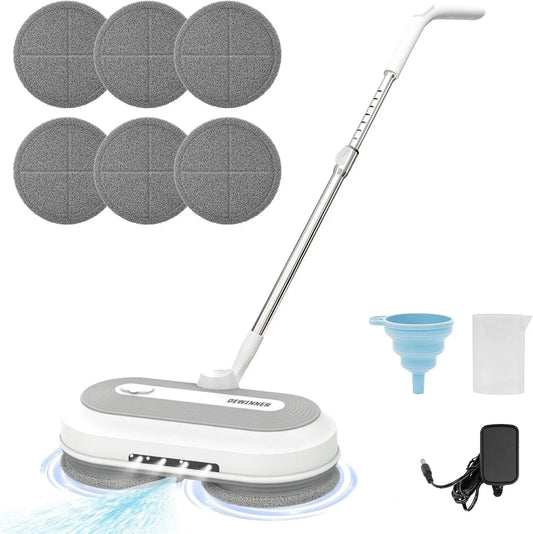 300MLSerbatoio Mocio Elettrico Cordless, Faro LED