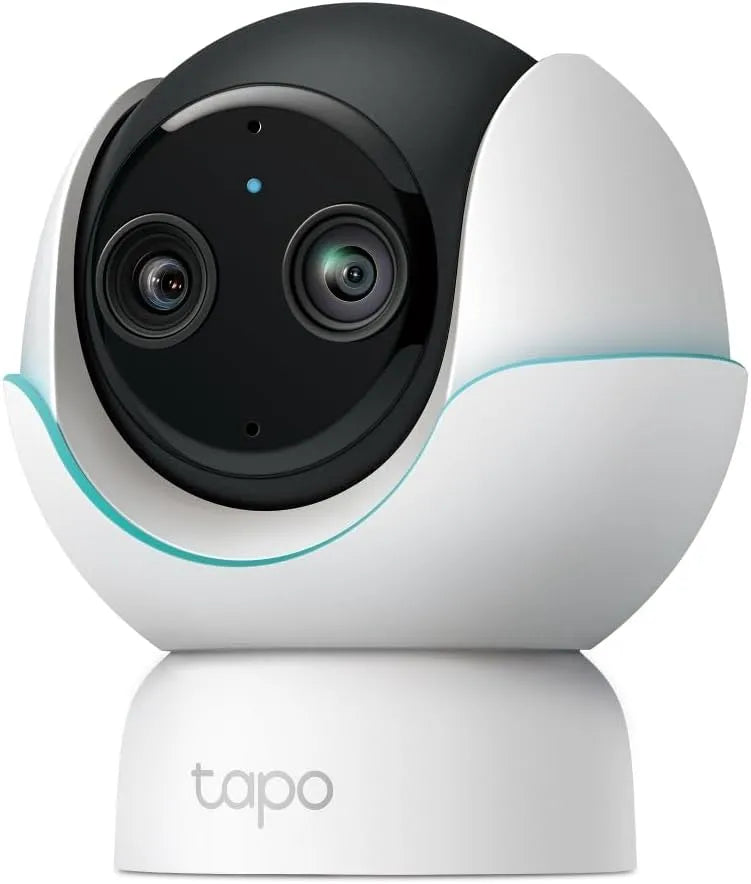 Google C840 4MP Monitor, Google Assistant, Alexa e Siri, 360 ° Baby Tracking Telecamera di sicurezza, AI Detection Indoor Telecamere Sicurezza Casa
