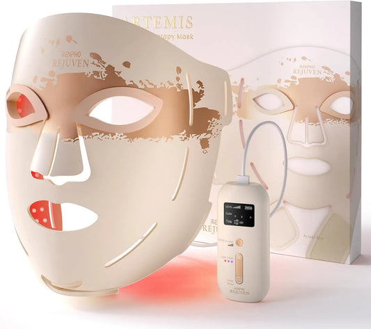 Maschera Viso LED dotato di 324 LED, Rossa, blu e Infrarossa da 630 nm