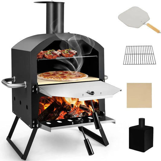 Forno elettrico per pizza, esterno, IP65, pietra refrattaria