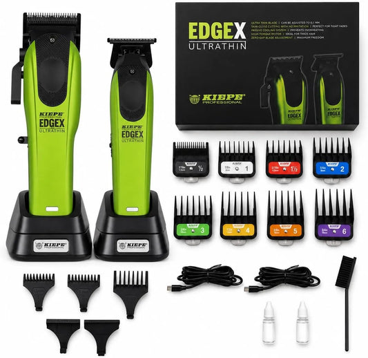 senza fili, Kiepe EDGEX, per Tagliacapelli professionale da uomo, con tagliacapelli Zero Gap T-Blade