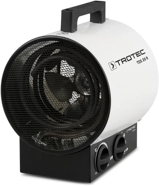 Ventilatore, TROTEC TDS TDS 20, ventola per circolazione dell'aria, 20 R Termoventilatore elettrico 3 kW con termostato