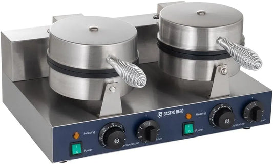 macchina per waffle, Piastra, piastra elettrica per waffle, macchina da caffè elettrica, 180 mm, per waffle doppia rotonda