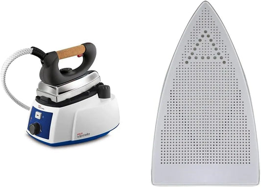 PAEU0200 Tappo di Sicurezza, Polti Vaporella 515 Pro Ferro da Stiro a Vapore con Caldaia, & Vaporella Soletta Antilucido per Ferro da Stiro, 3.5 Bar