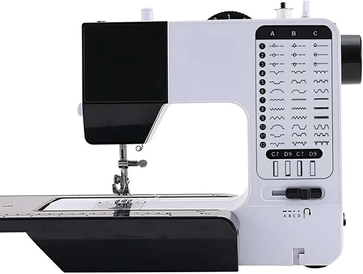 Macchina da cucire, tavolo, macchina per cucito elettrica, portatile, industriale, per tutte le esigenze di cucito
