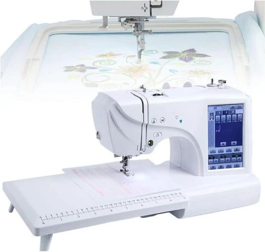 X 9 Macchina da cucire, macchina da ricamo, macchina per cucito elettrica, ricamatrice elettrica, touch, display LCD