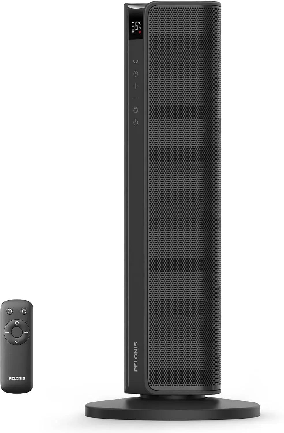 Ventilatore, 2000 W, oscillazione, oscillazione 75°, riscaldamento rapido 2S, modalità ECO, PELONIS